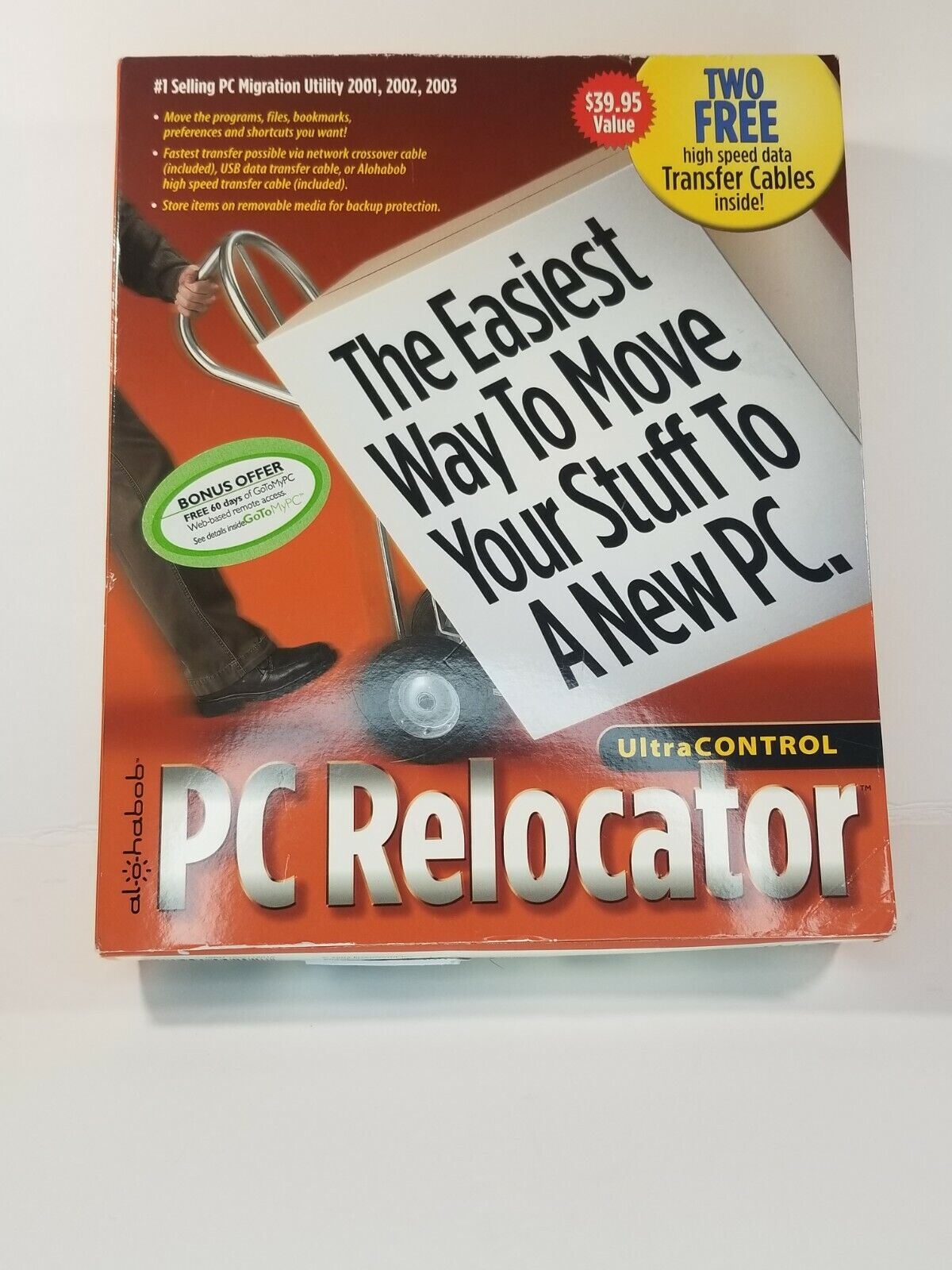 PC Relocator Ultra Control Eisenworld 2003 U.S.A. Alohabob New