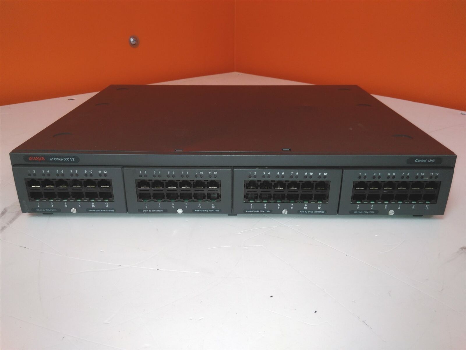 Defective Avaya IP Office 500 V2 700476005 Phone Control Unit with Modules AS-IS