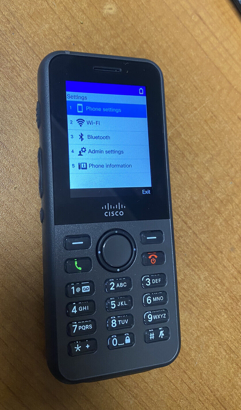 Clean Cisco CP-8821 IP Phone With Battery