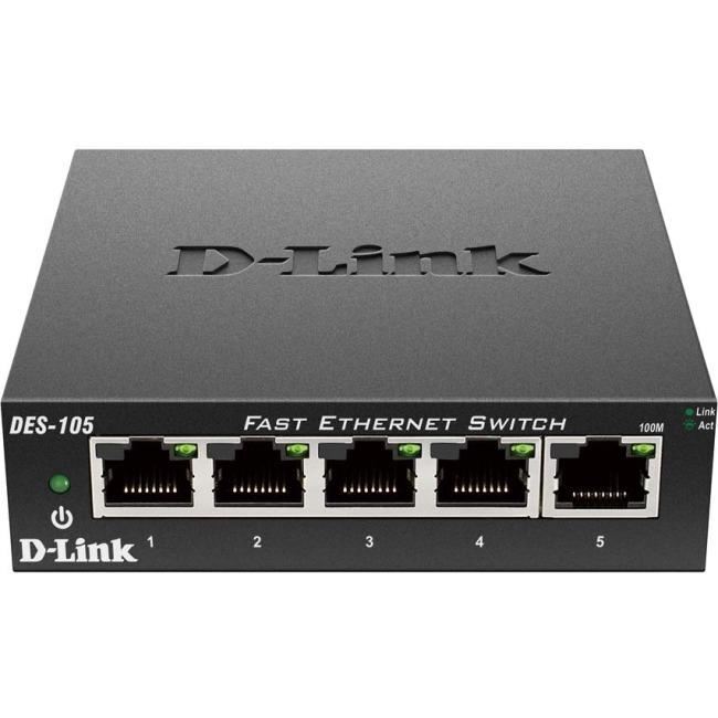 D-Link DES-105 5-Port 10-100 Desktop Switch
