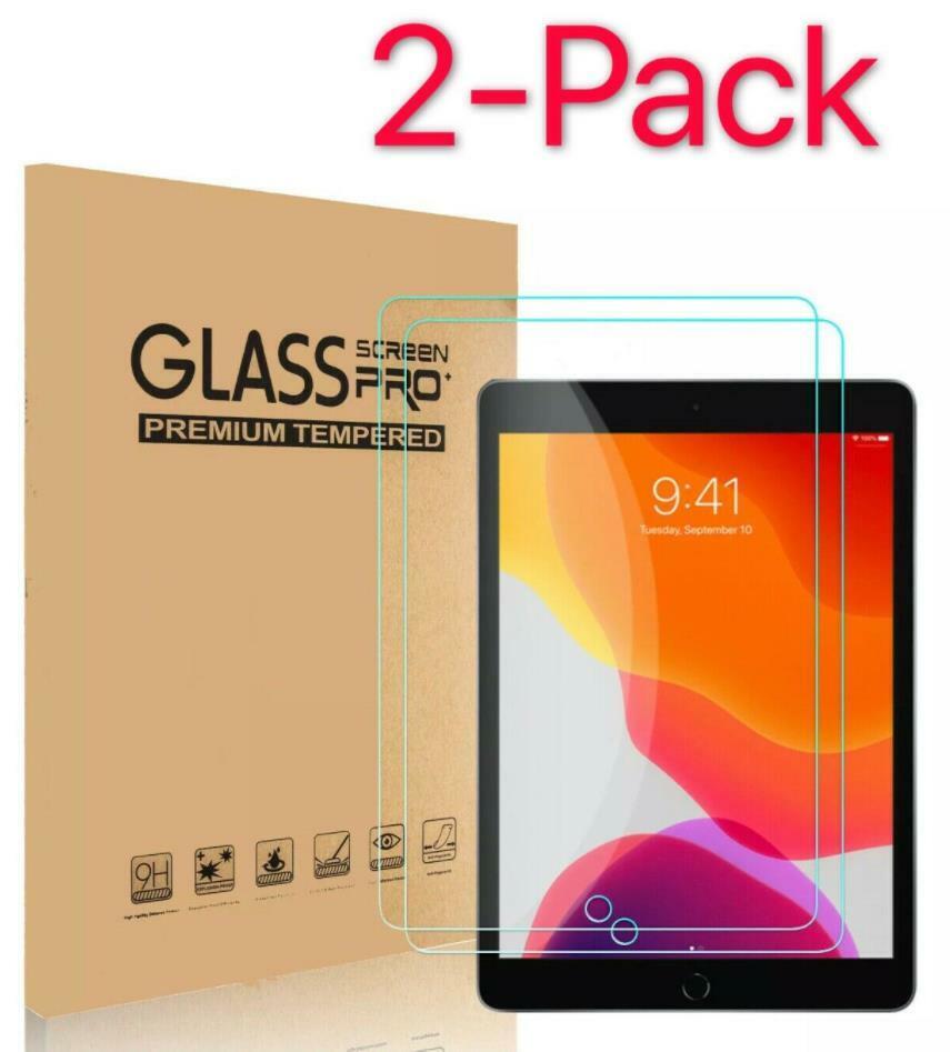 2-Pack HD Tempered Glass Screen Protector For iPad 2 3 4 Air Pro 9.7
