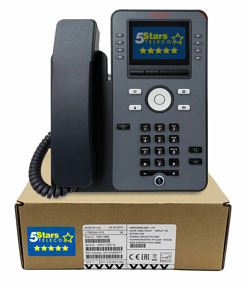 Avaya J179 Gigabit IP Phone Color (700513569) - Brand New, 1 Year Warranty