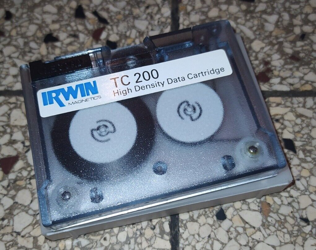 Irwin TC200 High Density Data Cartridge Tape for Apple Macintosh IBM Computer 