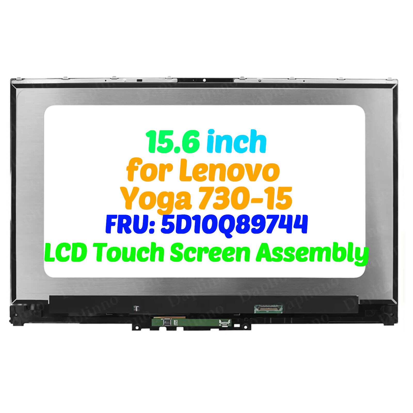 for Lenovo Yoga 730-15IKB 730-15IWL Lcd Touch Screen w/ Bezel FHD 5D10Q89744