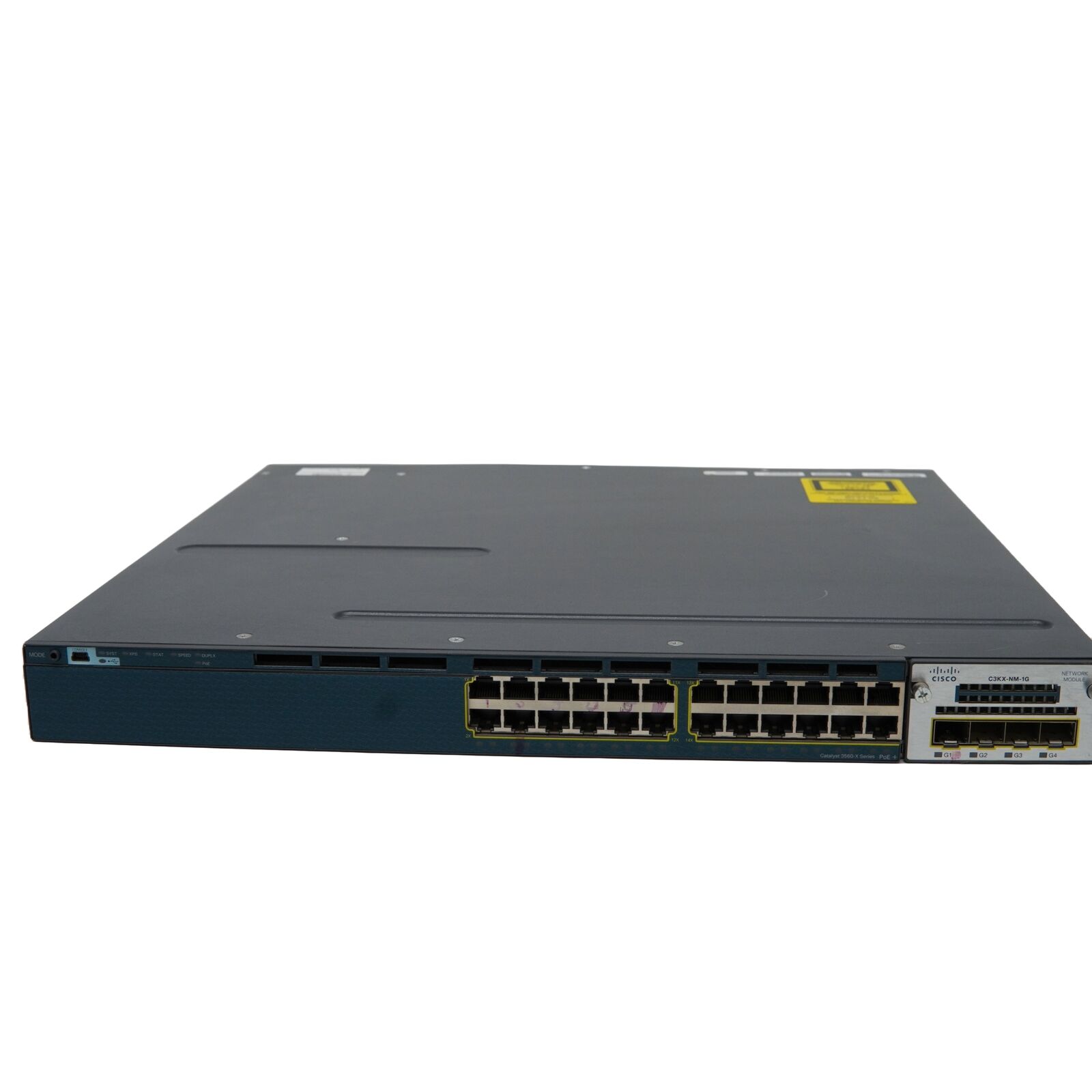 Cisco Catalyst WS-C3560X-24P-L 24-Ports RackMount Switch Managed with C3KX-NM-1G
