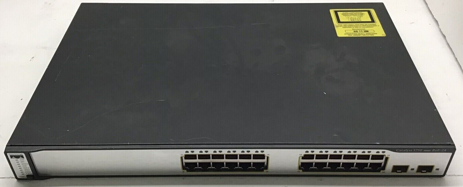 Cisco WS-C3750-24PS-S 24-Ports Lyr 3 Switch