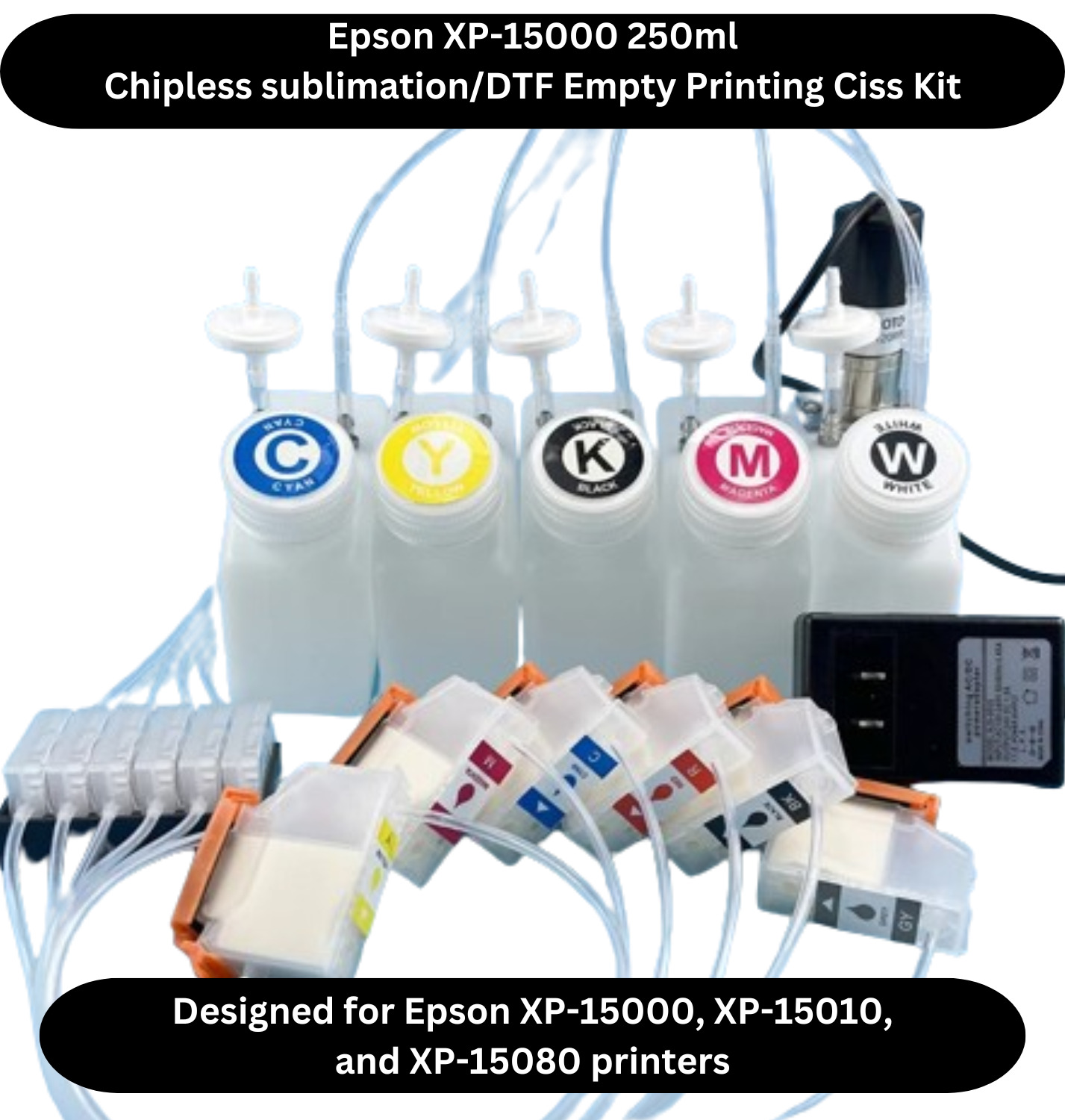 DTF CISS For Eps XP-15000 Continuous Ink Supply System With Stirrer and Damper