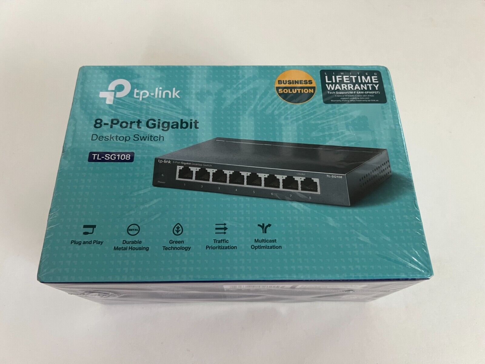 TP-Link TL-SG108-M2 8-Port Multi-Gigabit Unmanaged Network Switch TLSG108M2 NEW