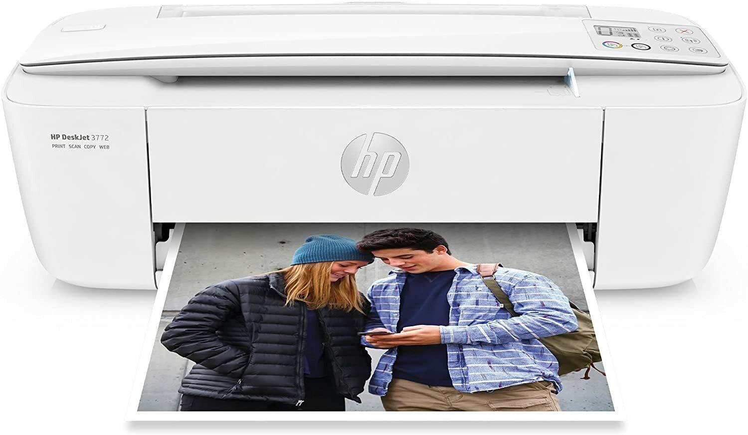 HP DeskJet Wireless Color Inkjet Printer All-in-One with LCD Display 