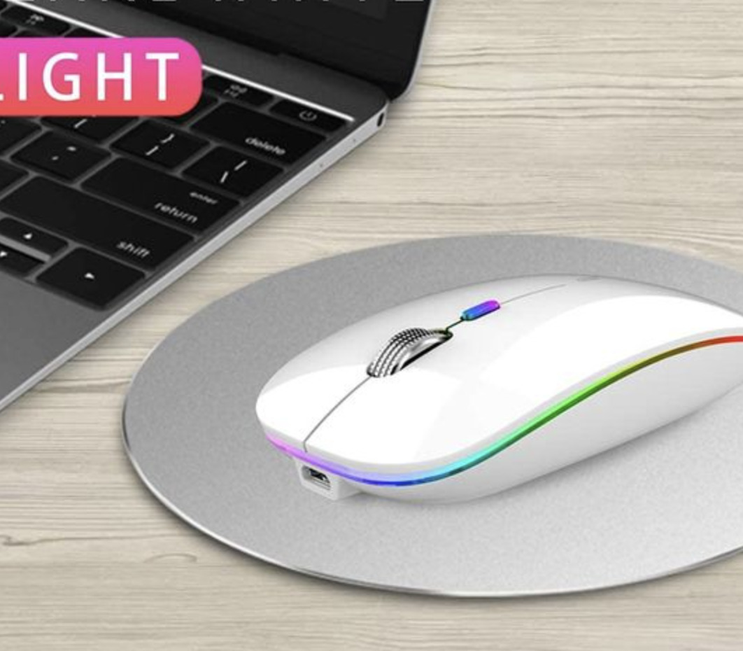 Wireless Mouse LED Rechargeable Mice