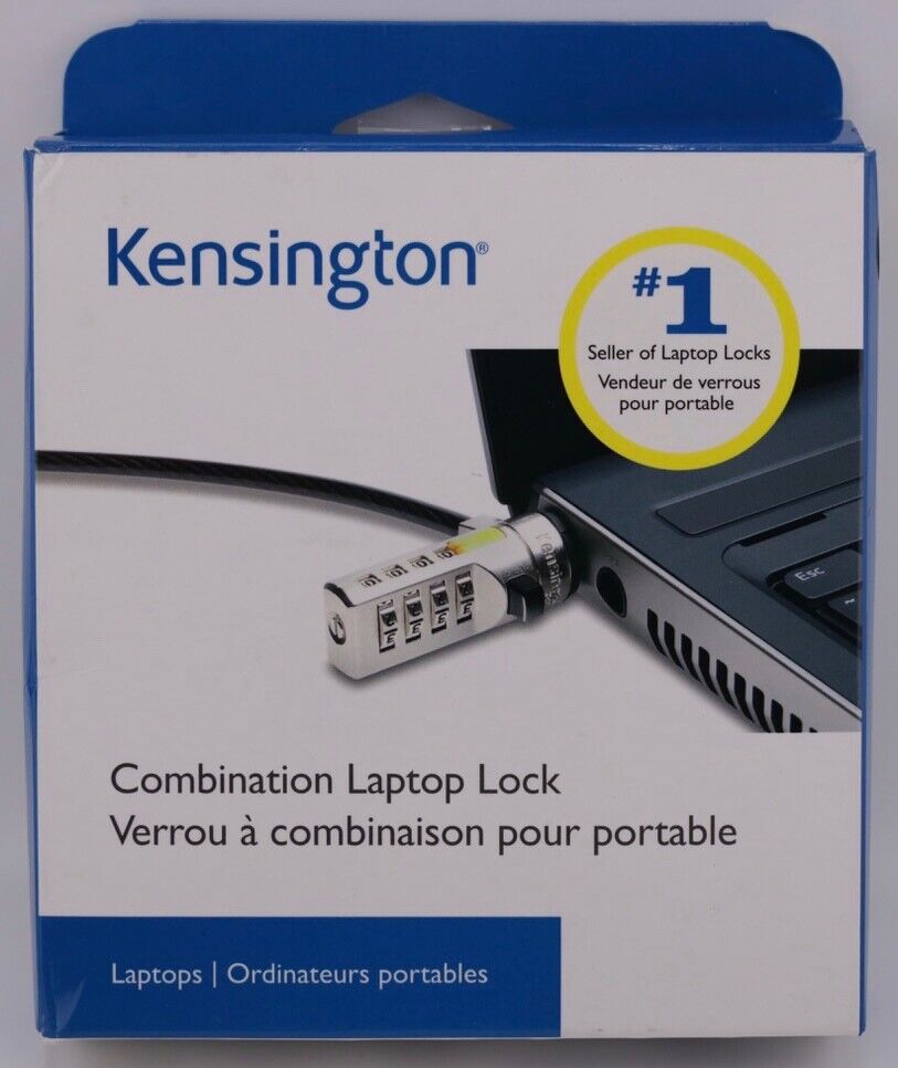 Kensington Combination Cable Lock for Laptops and Other Devices (K64673AM)