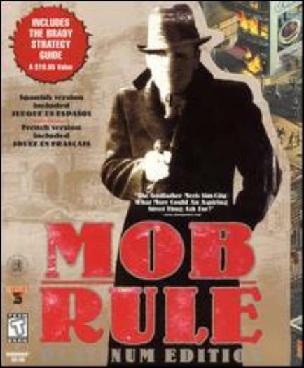 Mob Rule Platinum w/ Brady Strategy e-Guide PC CD organized crime mofia war game