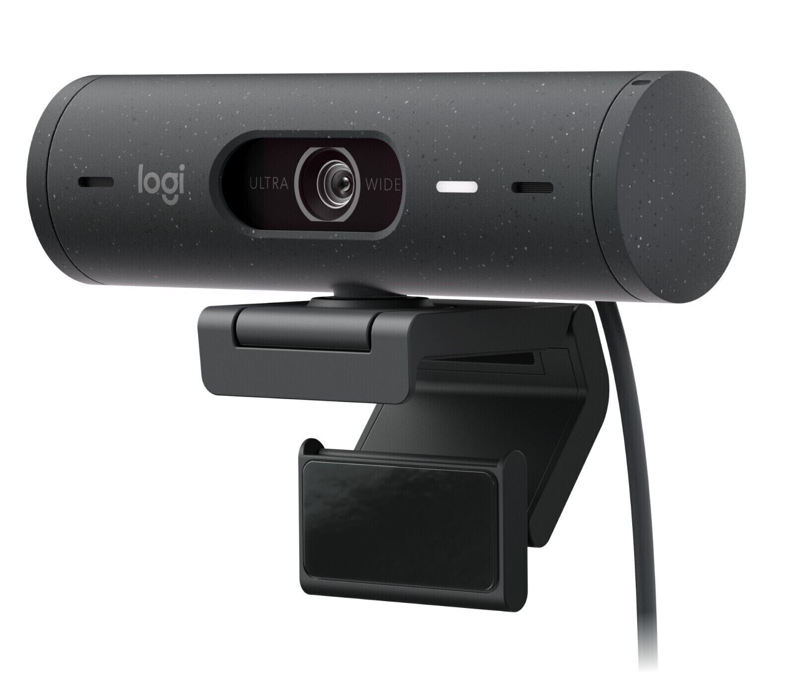 Logitech Brio 500 Webcam Graphite Webcam with Privacy Cover New & Sealed