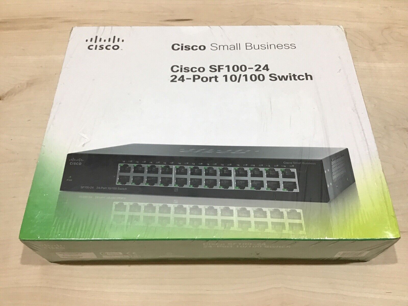 Cisco SF100-24-NA 24-Port 10/100 Switch, PoE