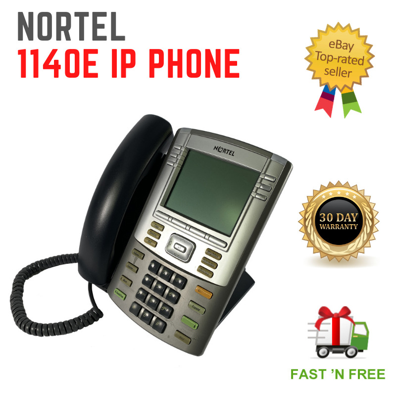  Avaya / Nortel 1140E IP VoIP PoE Desktop Phone NTYS05