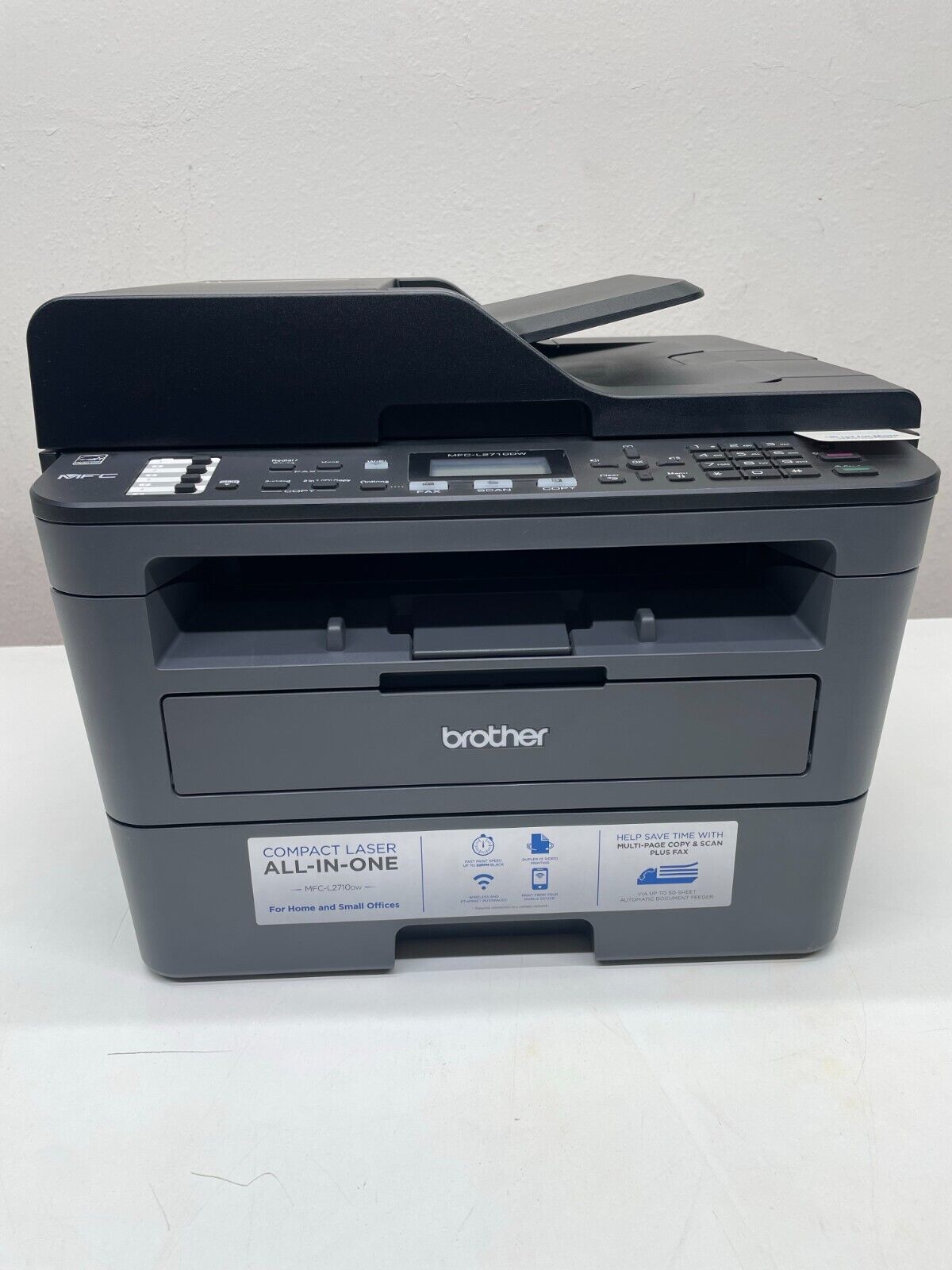 Brother MFC-L2710DW Monochrome Compact Laser AIO Printer Black PAGE COUNT   30