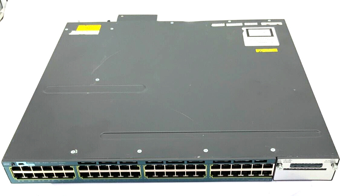 Cisco Catalyst WS-C3560X-24P-S 24PoE Blank w/ 715 PSU Racks Power Console Cords