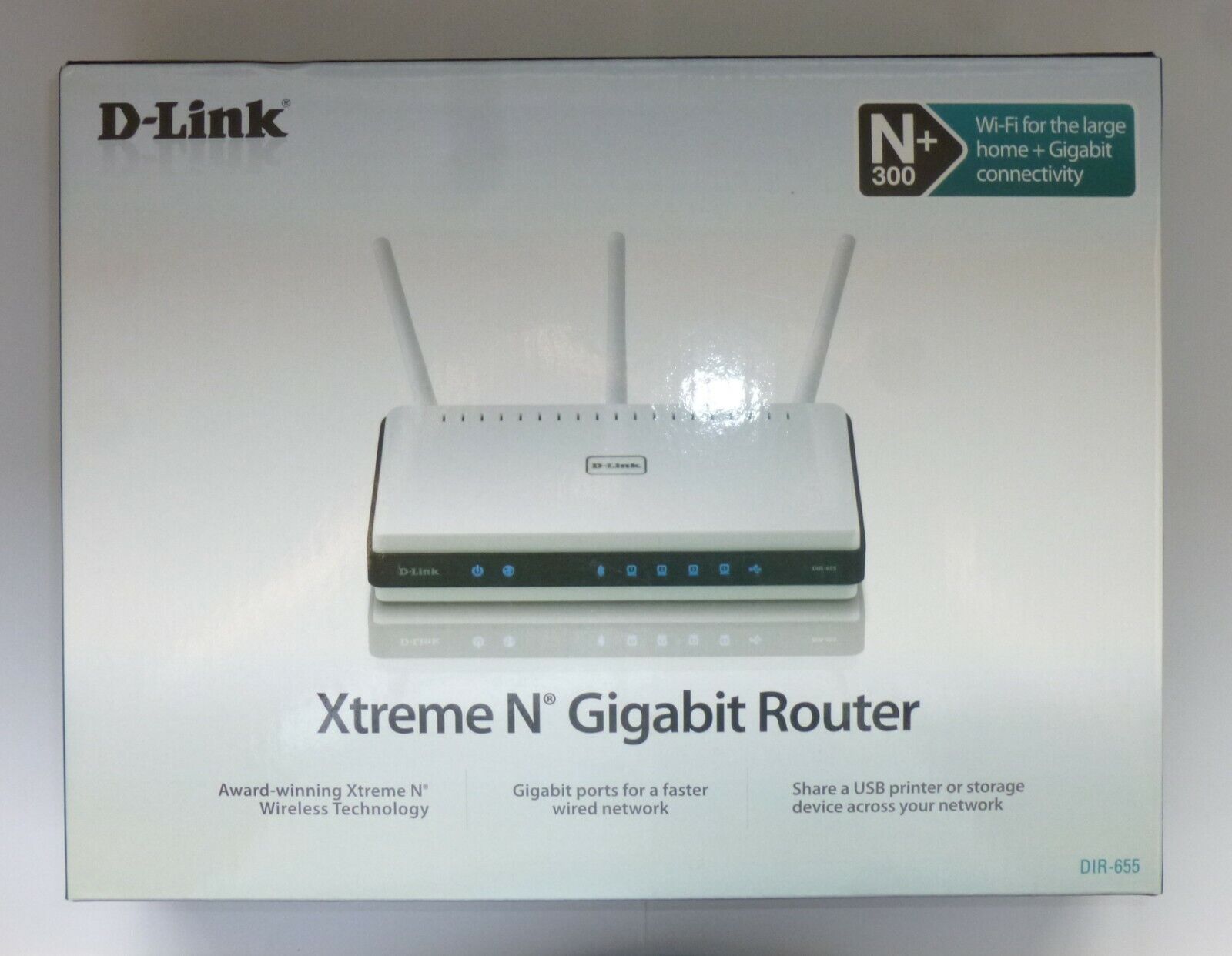 D-Link DIR-655 Extreme N Gigabit Wireless Internet Wifi Router 802.11n