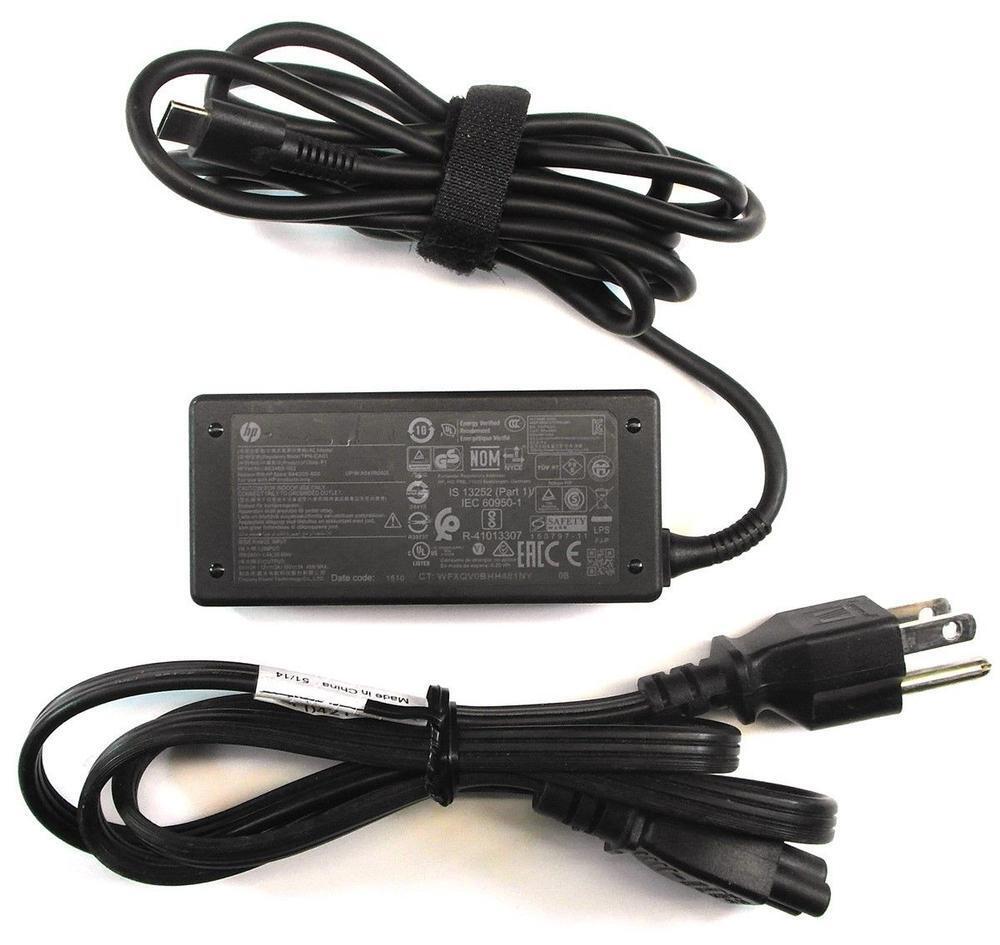 HP USB-C 15V 3A 45W Genuine Original AC Power Adapter Charger
