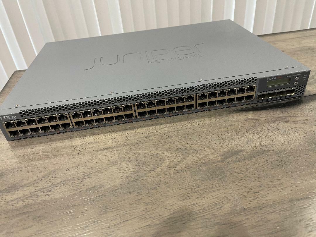 Juniper Networks (EX3300-48P) 48 Ports Rack Mountable Ethernet Switch