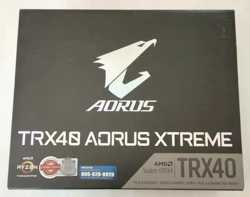 Gigabyte TRX40 Aorus Xtreme Motherboard DDR4 RAM Socket sTRX4 AMD TRX40 Chipset