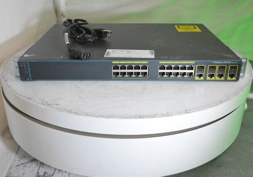 Cisco Catalyst 2960G WS-C2960G-24TC-L V03 24-Port Ethernet Switch