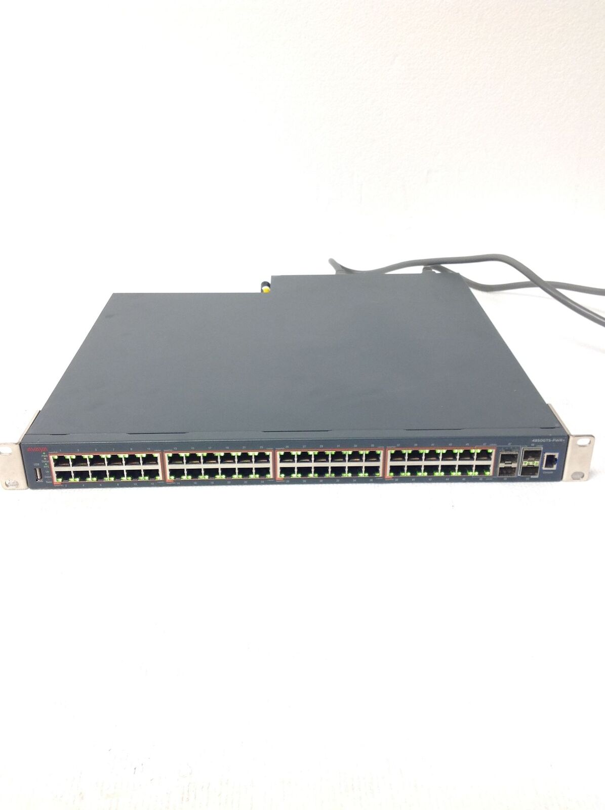 AVAYA 4850GTS PWR+ 48 Ports Rackmount Network Switch AL4800A88-E6 +RackMT QTY