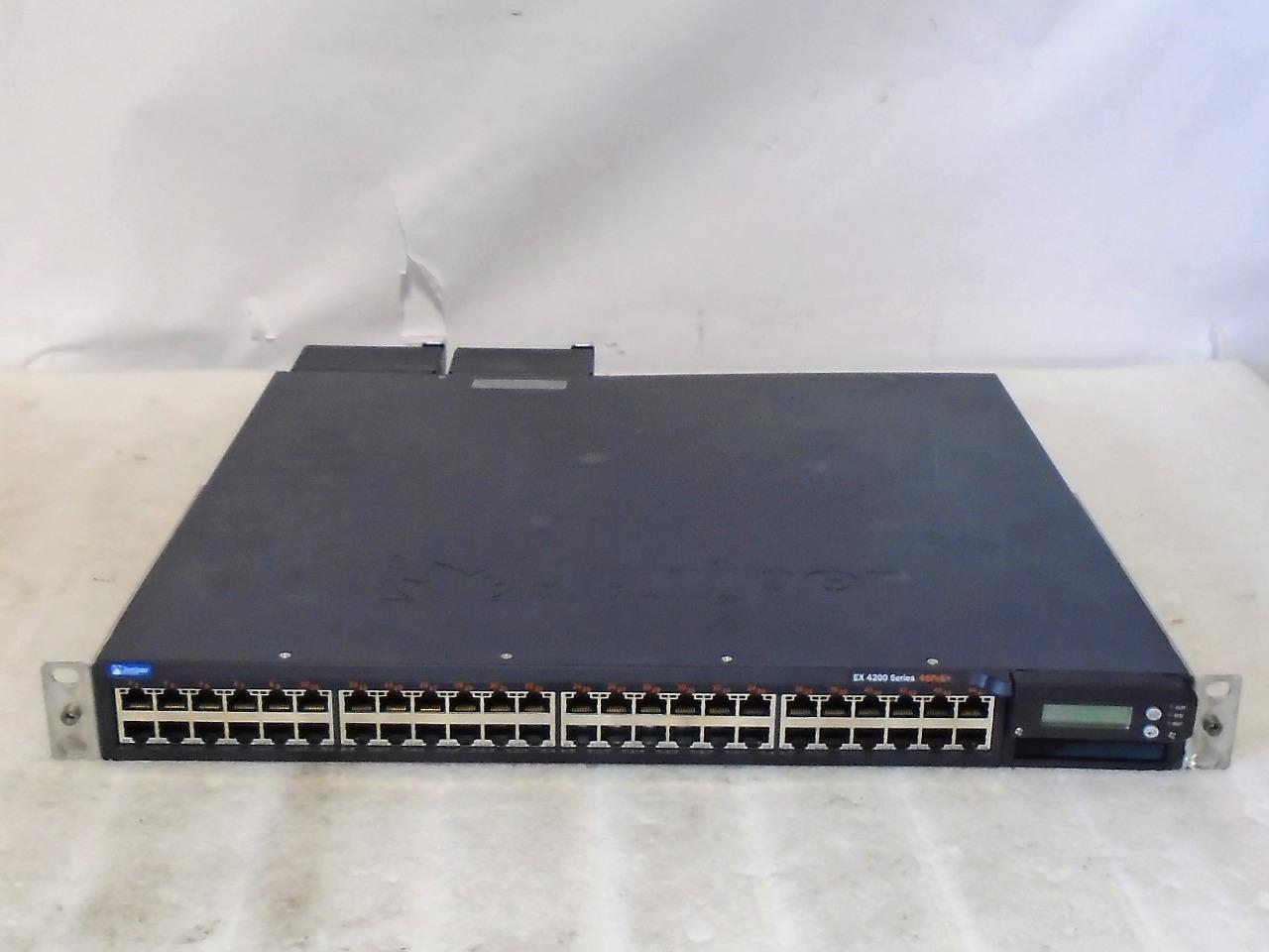 Juniper Networks EX4200-48P 48-Port PoE+ 1GbE Ethernet Switch w/ Dual 930W PSU
