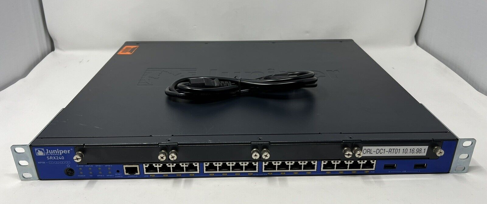 Juniper SRX240 16-Port Gigabit VPN Security Firewall SRX240H2