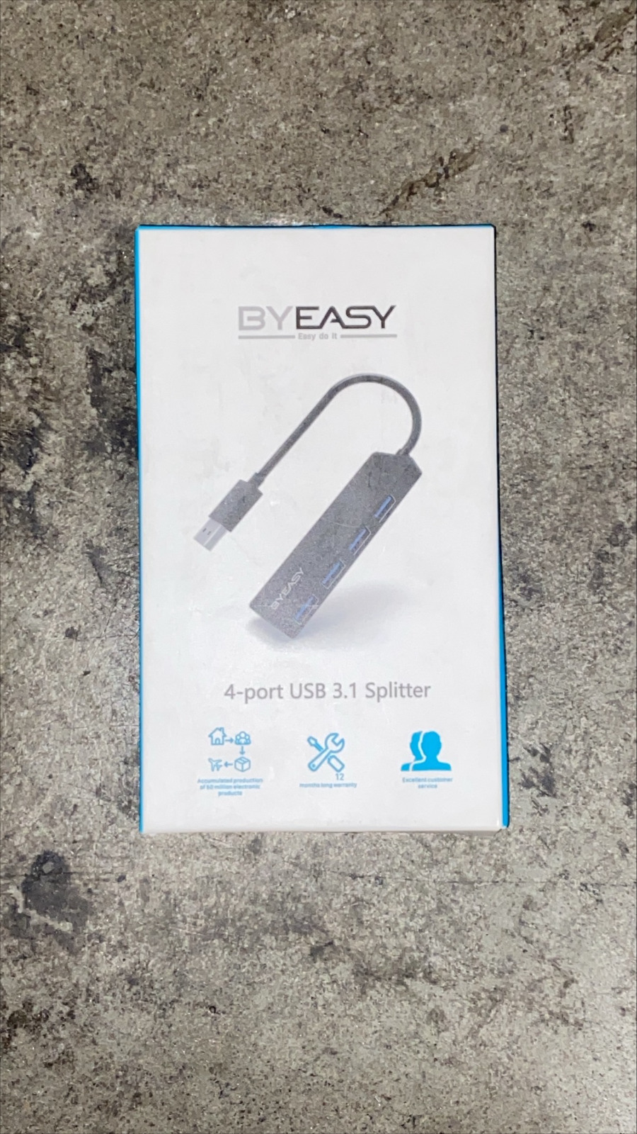 BYEASY 4-port USB 3.1 Splitter