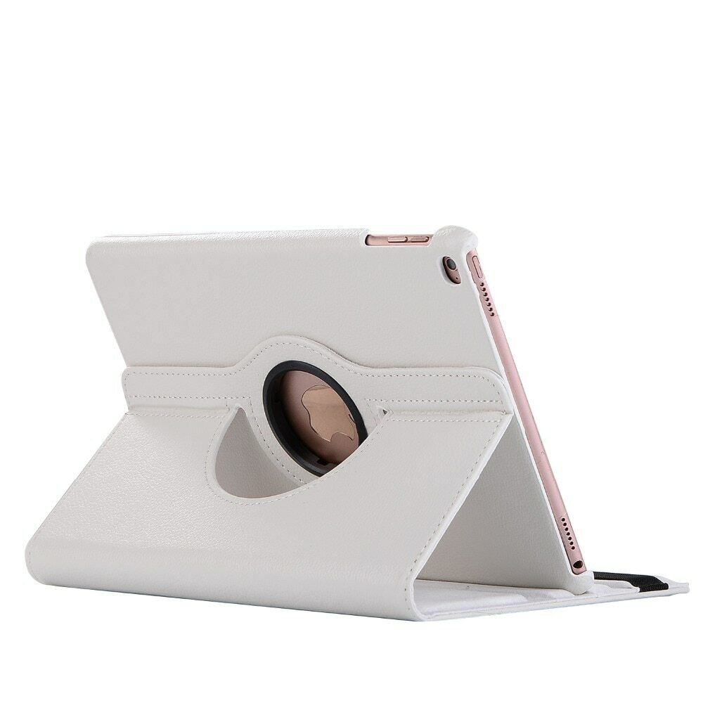 For iPad Mini 1 2 3 Smart Cover Rotating Leather Stand Case + Screen Protector