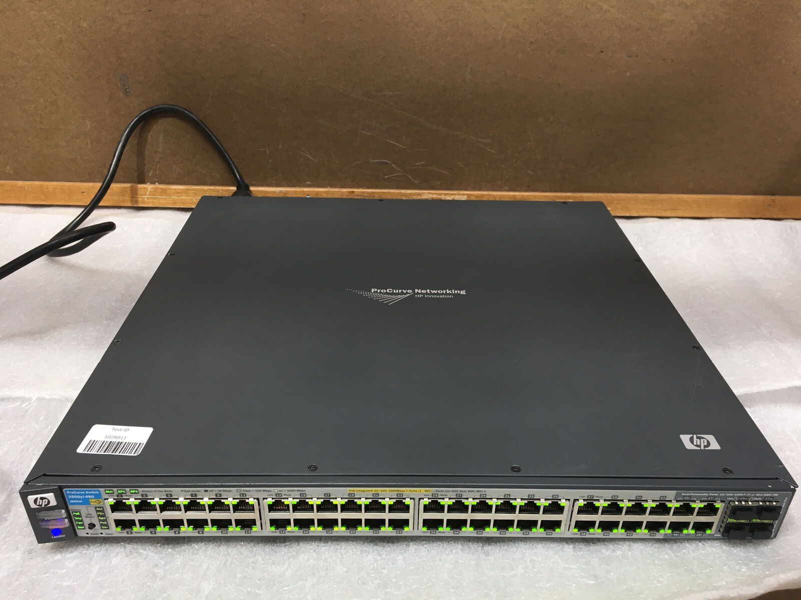 HP Procurve 3500YL-48G J8693A 48-Port PoE Gigabit Switch *TESTED AND WORKING*