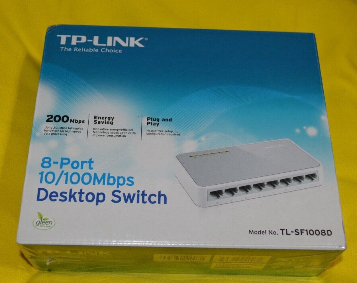 TP-Link Mbps 8-Port 10/100 Mbps Desktop Switch Model TL-SF1008D