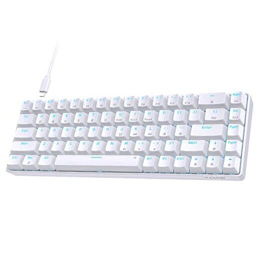 TMKB 60 Percent Keyboard,Gaming Keyboard,LED Backlit Ultra-Compact Red Switch