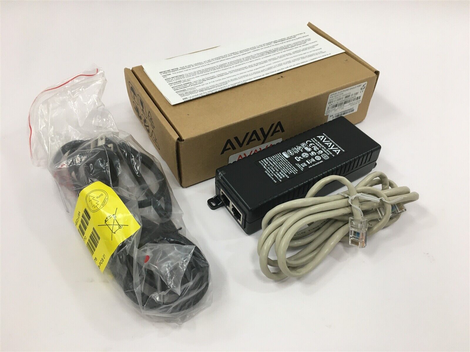 NEW Avaya SPPOE-1A-IP Single Port PoE Injector - PD-ACDC48G 700500725