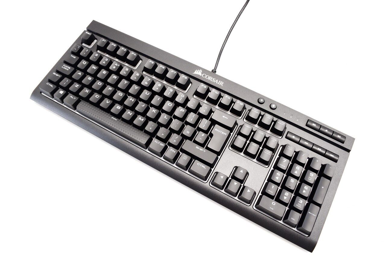 Corsair K68 Mechanical Gaming Keyboard Backlit Red LED Dust and Spill Resista...