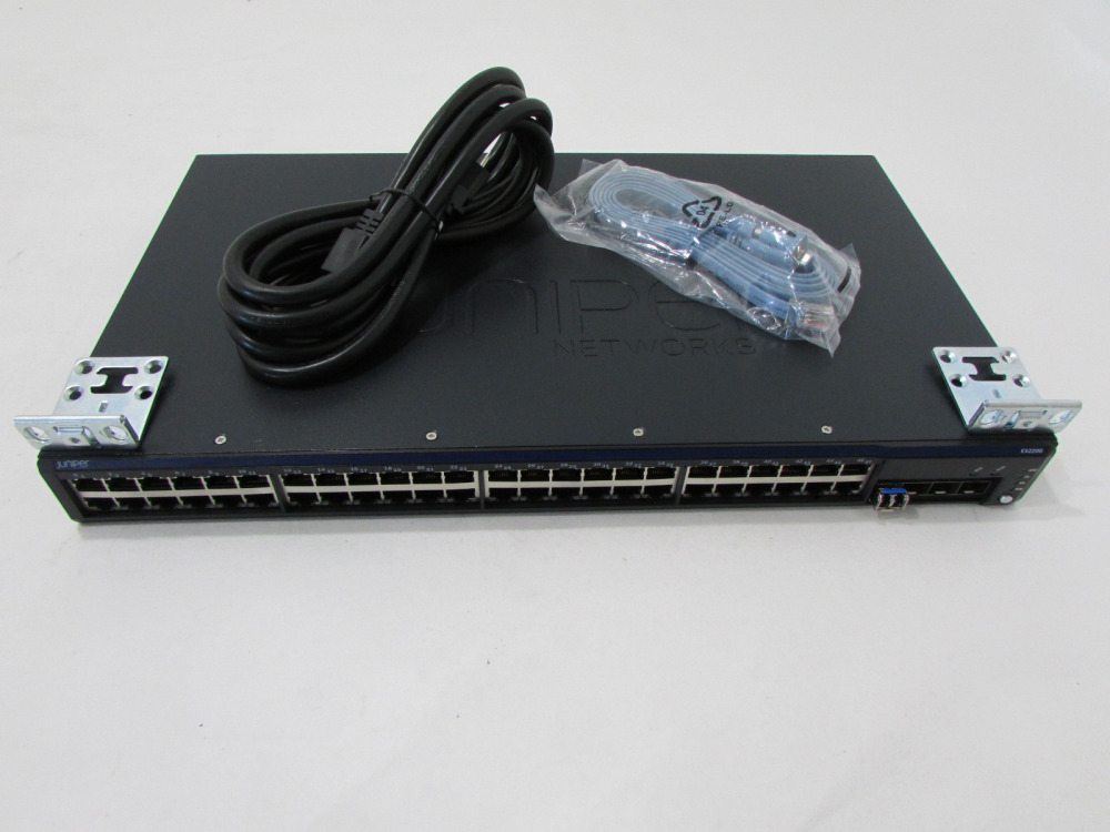 Juniper EX2200-48T-4G Layer3 Switch 48TX ports 4xSFP 1yr Warranty 