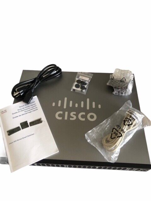 Cisco Small Business SG300-52P 52 Port Gigabit Poe Managed Switch