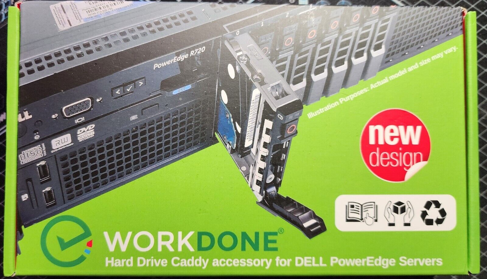 WorkDone 3.5 inch Drive Caddy with 2.5 inch HDD Adapter 