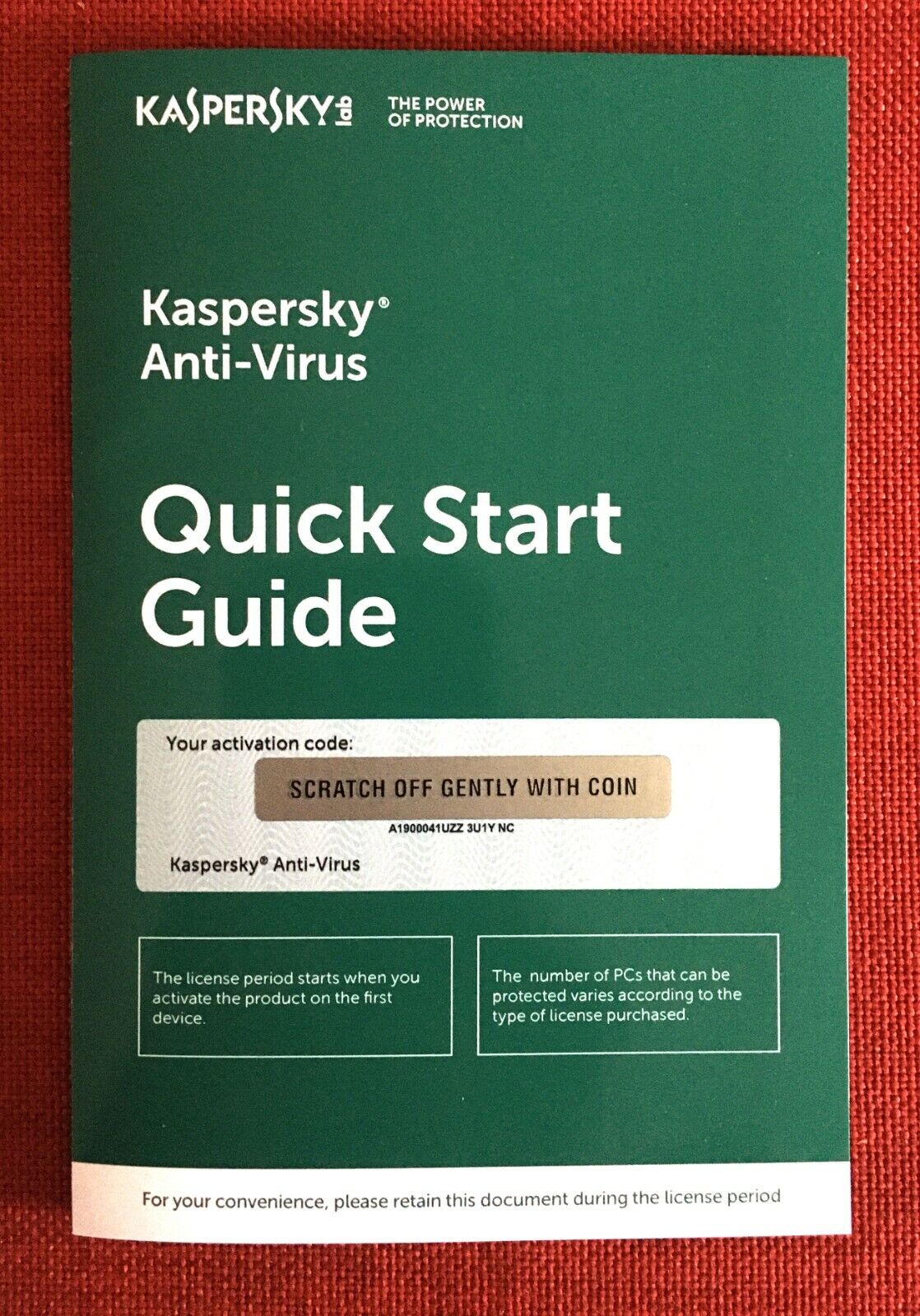 Kaspersky Antivirus Anti-Virus 2024, 3 PC (Exp: 4/19/2025), Key Card