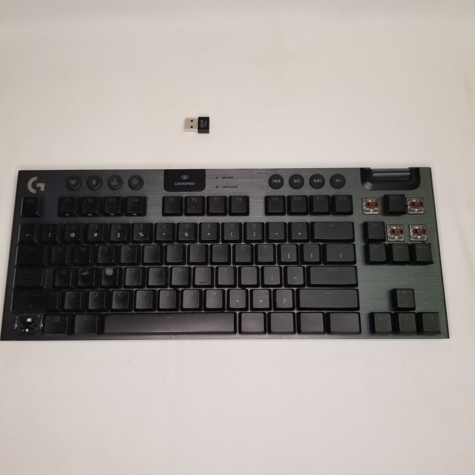 (READ DETAILS) Logitech G915 TKL Lightspeed Mechanical Gaming Keyboard - Black