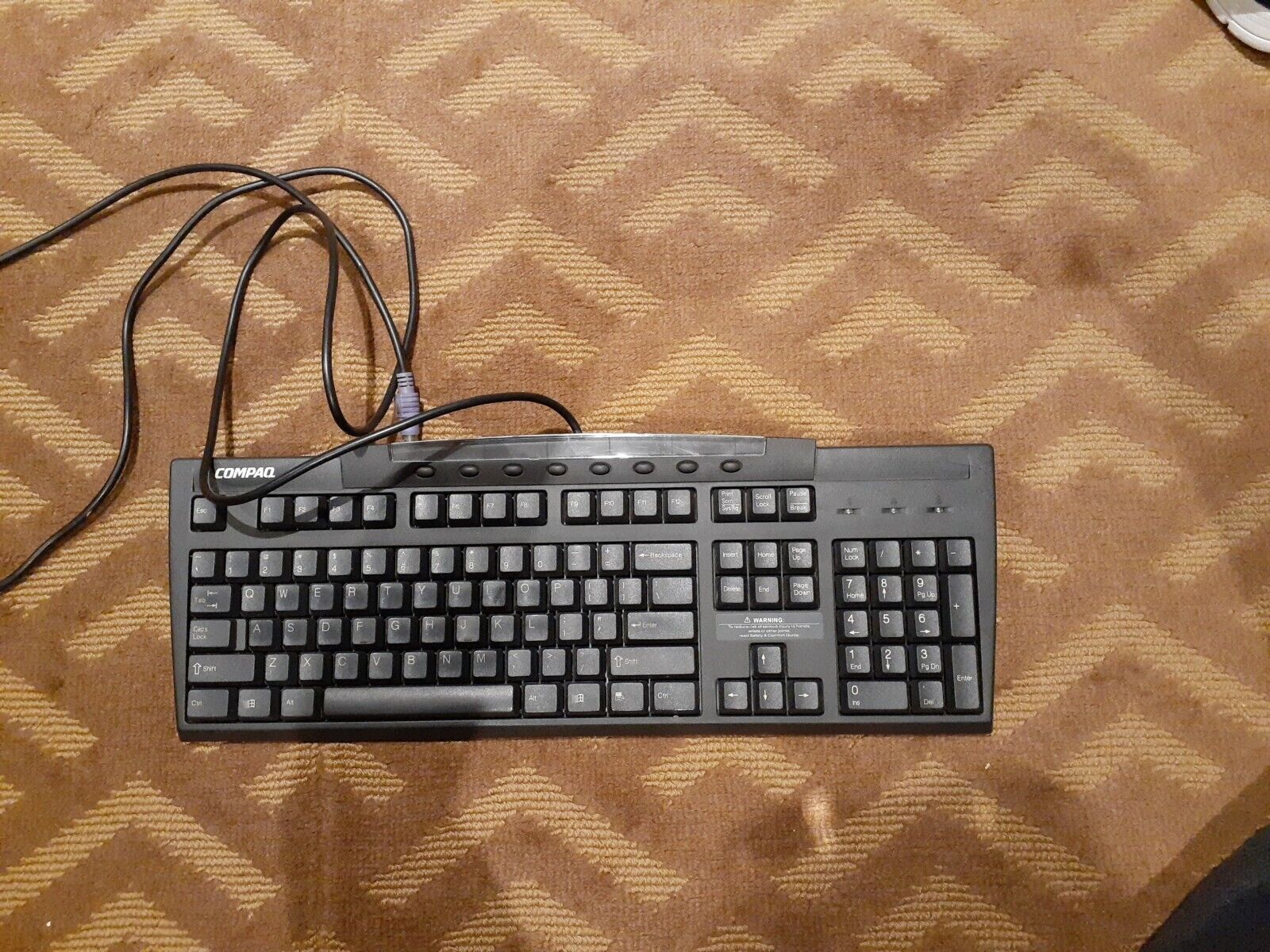 Compaq Keyboard KB-9963 PS/2  Black