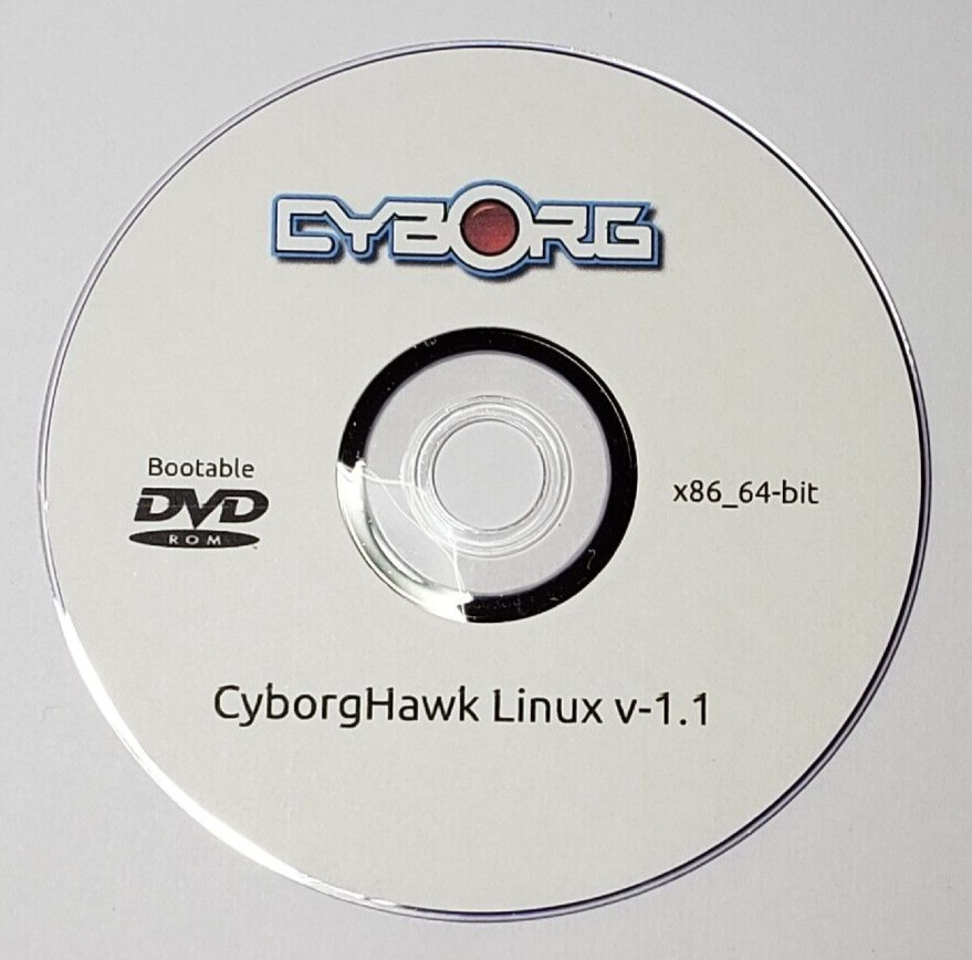 CYBORG CyborgHawk Linux v-1.1 x86_64-bit Pen testing & Security OS