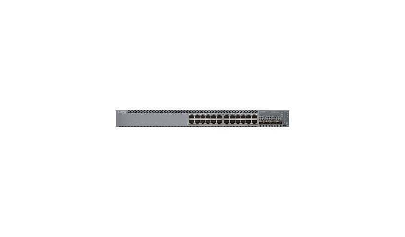 Juniper Networks EX Series EX2300-24P - switch - 24 ports - managed - rack-mount