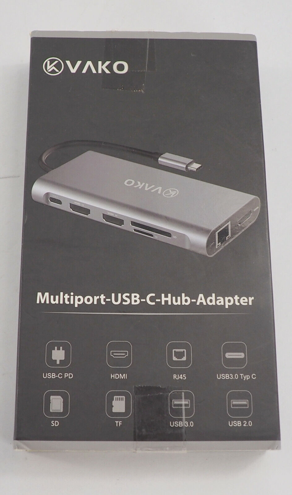 VAKO MULTIPORT-USB-C-HUB -ADAPTER 12-IN-1 