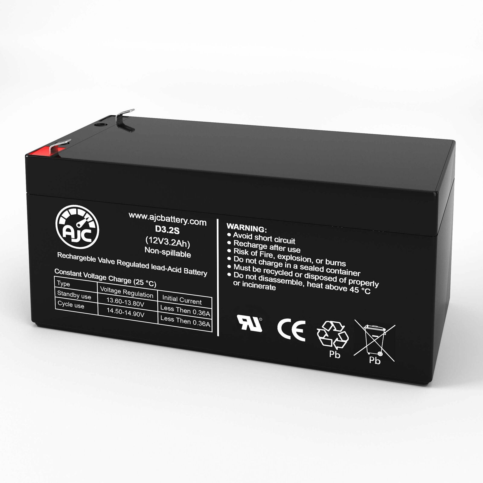 OPTI-UPS VS575C 12V 3.2Ah UPS Replacement Battery