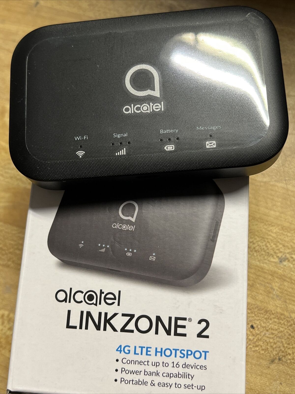 Mint A+ Alcatel Linkzone 2 MW43TM Mobile WiFi Hotspot 4G LTE (T-Mobile)