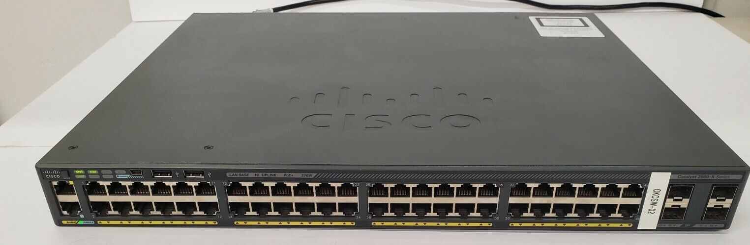 WS-C2960X-48LPS-L Cisco Catalyst 2960-X 48-Ports #1