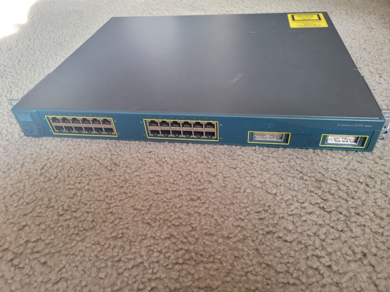 Cisco Catalyst 3550 Series WS-C3550-24-SMI 24 Port Network Ethernet Switch