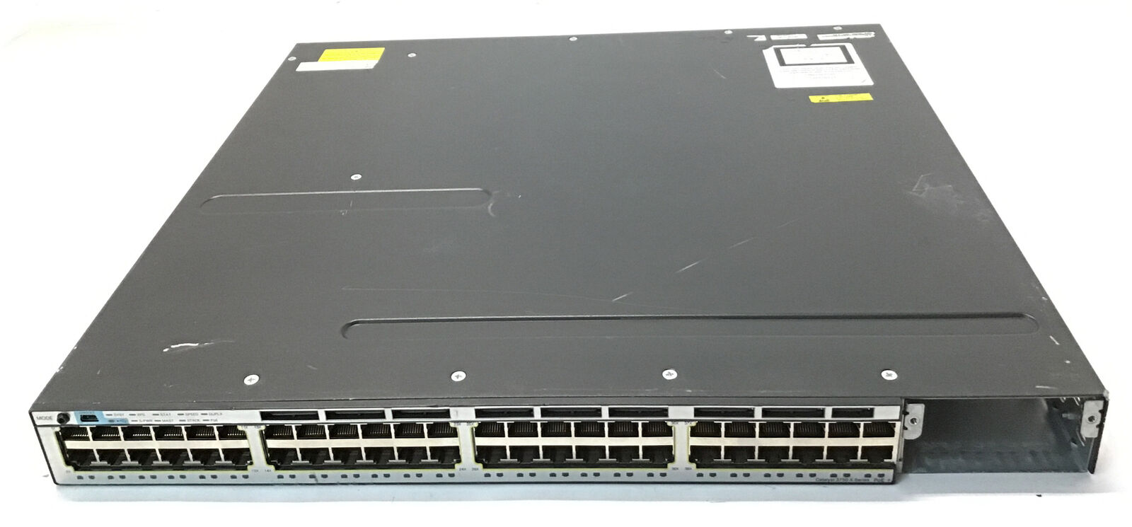 Cisco WS-C3750X-48PF-S 48 Port PoE Gigabit Switch -BareBone-
